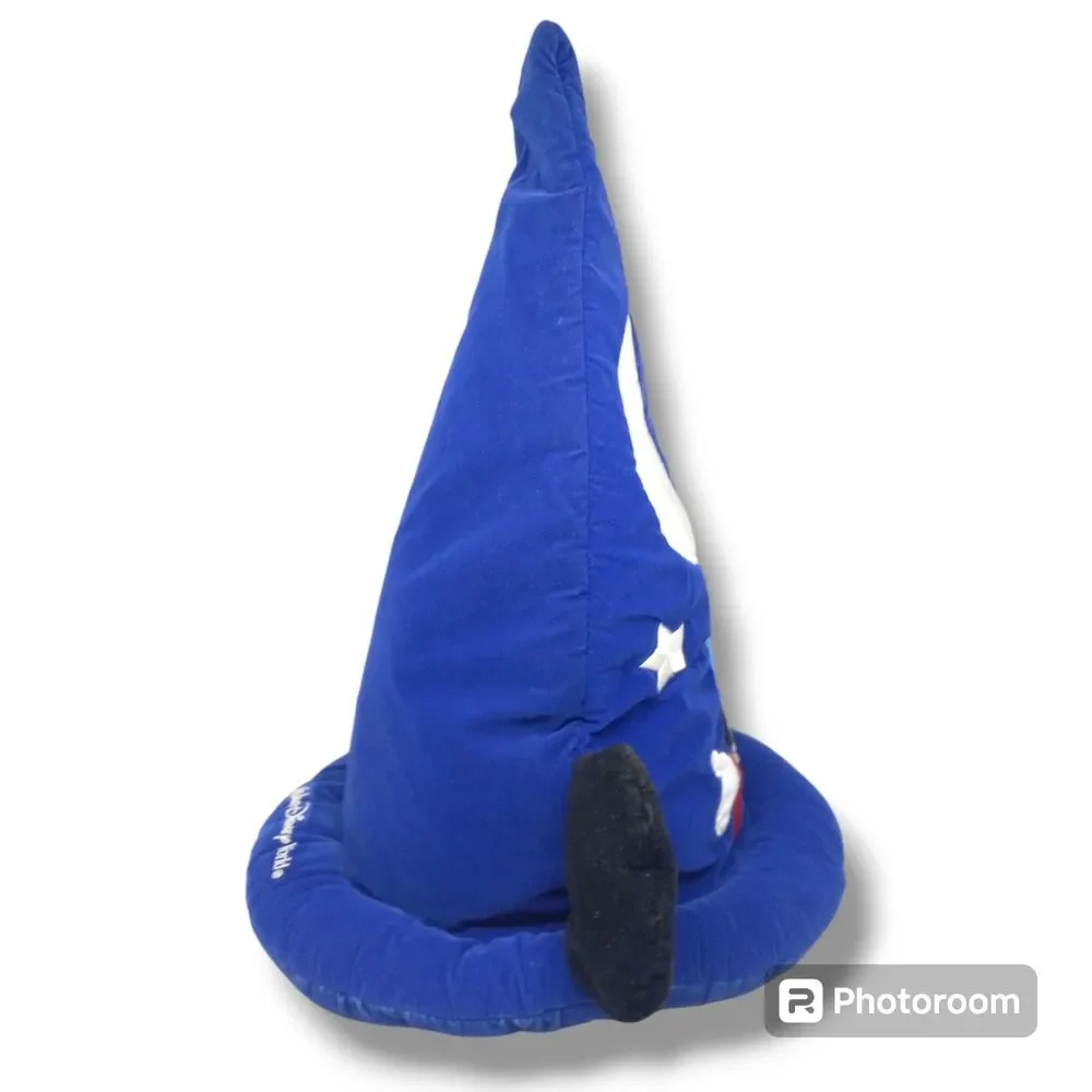 Disney Parks Sorcerer Mickey Fantasia Plush Ears Hat-One Size Youth-Lined-15